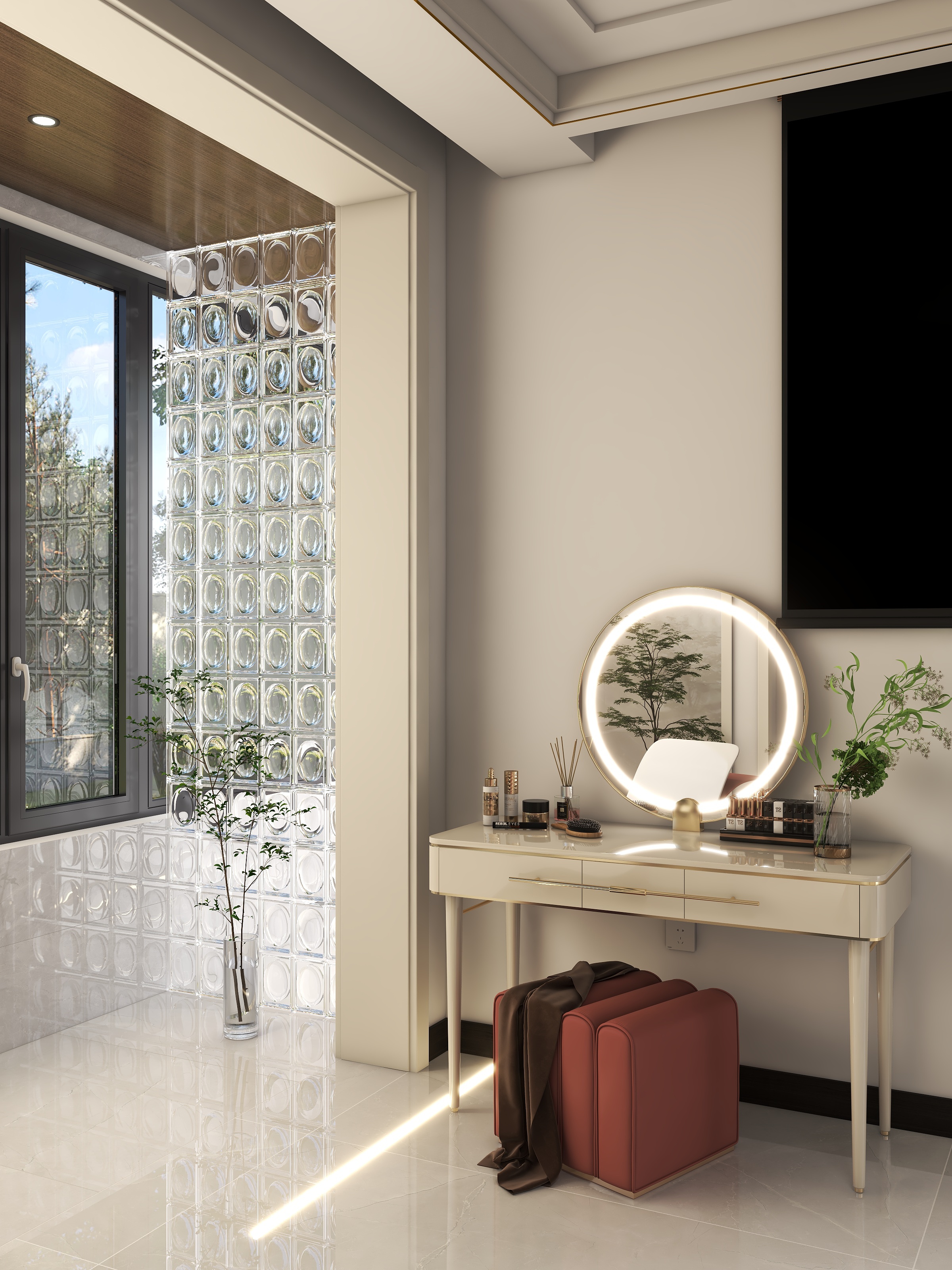 飞鸟设计工作室-家-现代轻奢-独院别墅200平装修效果图