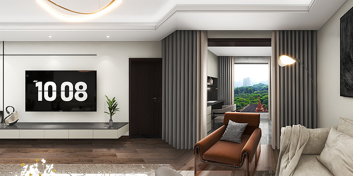 万亨-曾伟【万科城五期110户型】23-1-1-装修设计方案