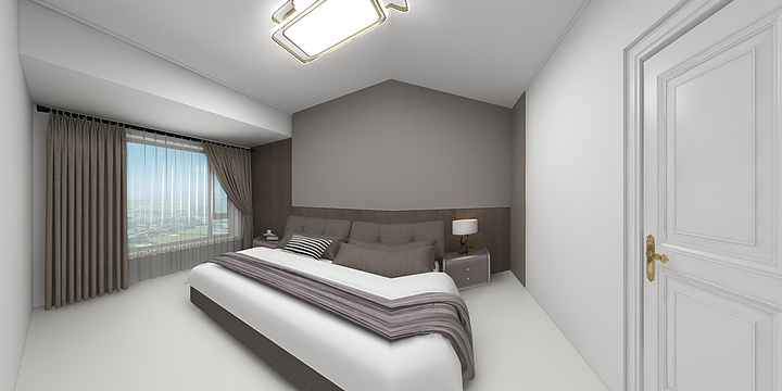 292设计效果图-主人房-装修设计方案