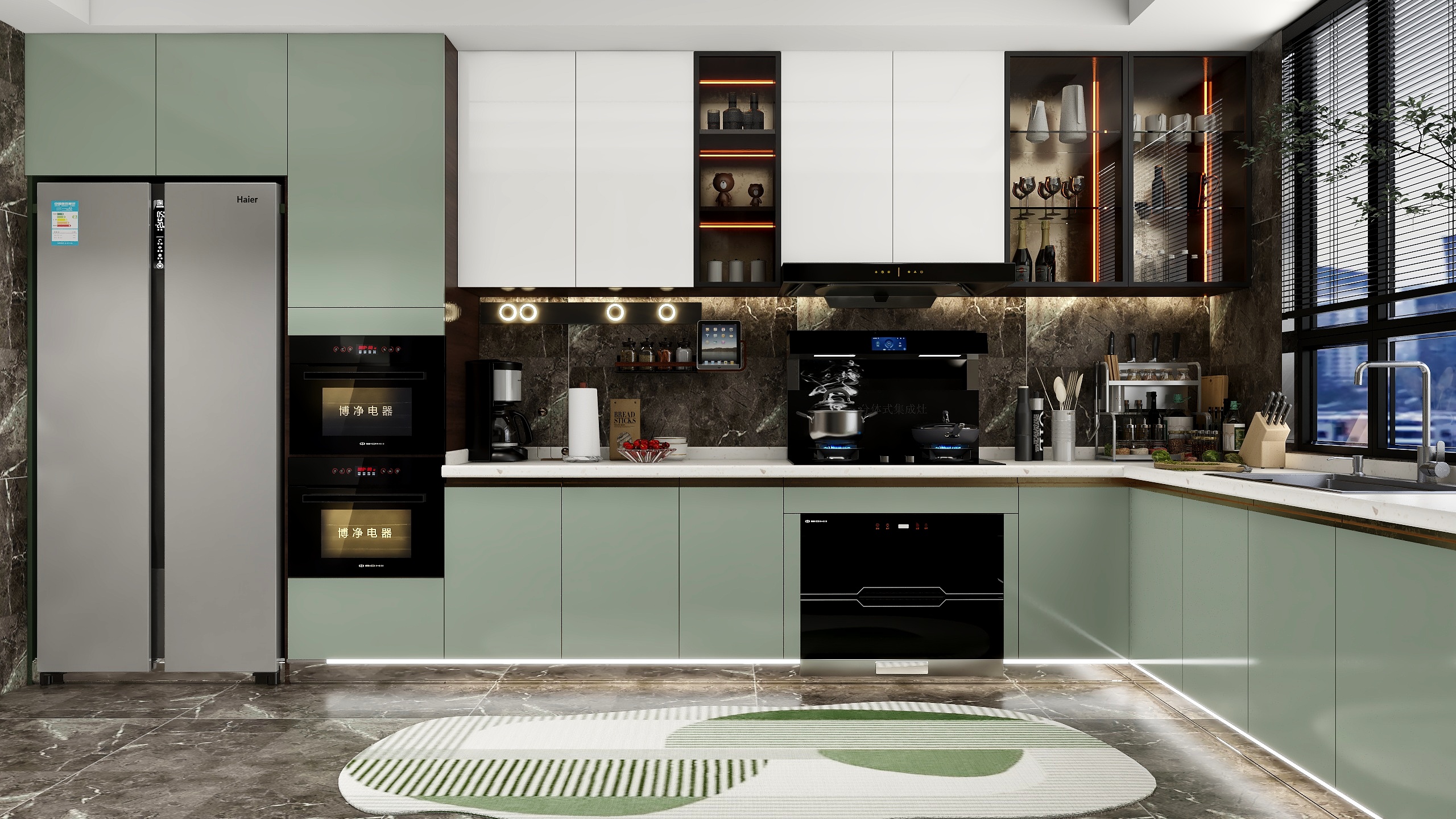 徐哲炜-帅丰+地瓜+现代清新风格-装修设计方案