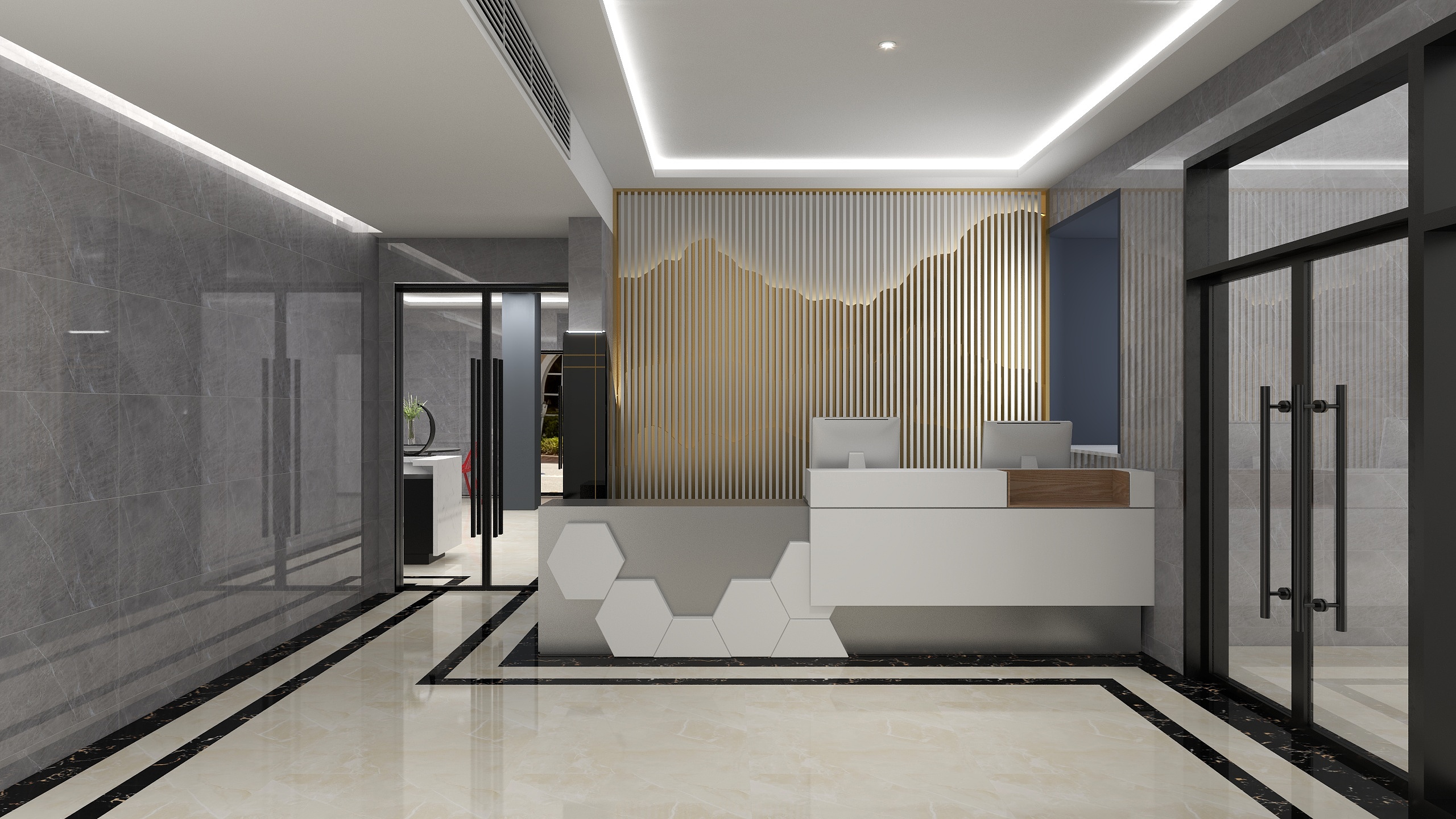 皇笠柏颂-公寓房项目-咖啡厅健身房-装修设计方案