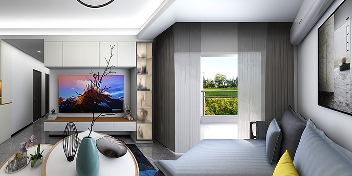 广州市宏森家具装饰有限公司-增城万科和悦雅苑C6栋1901房-装修设计方案