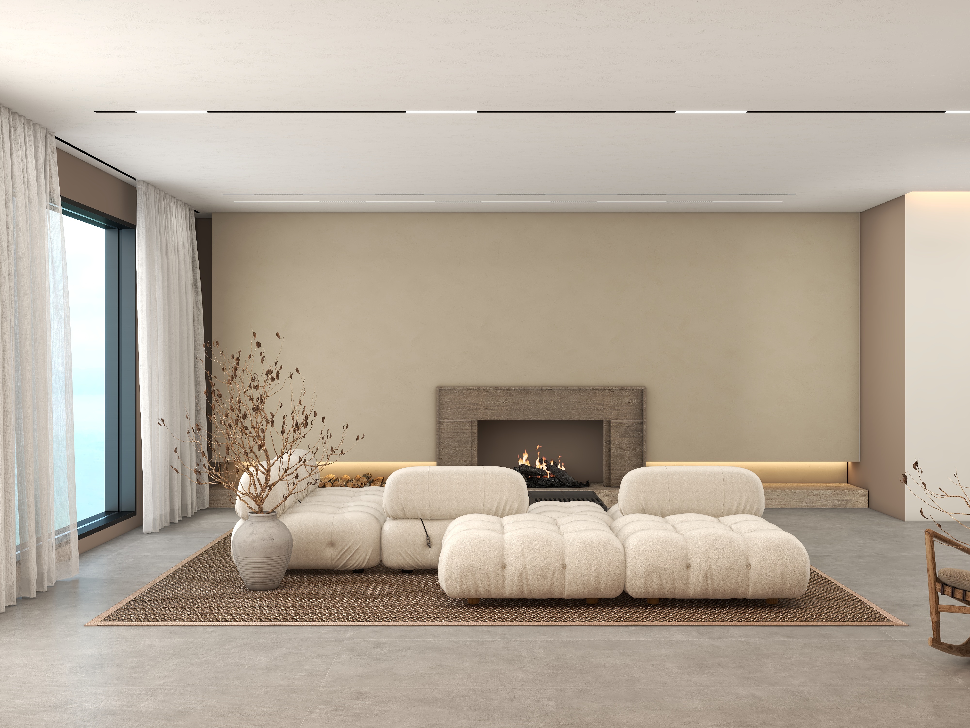 Ellen空间设计-现代简约277平二层别墅-装修设计方案