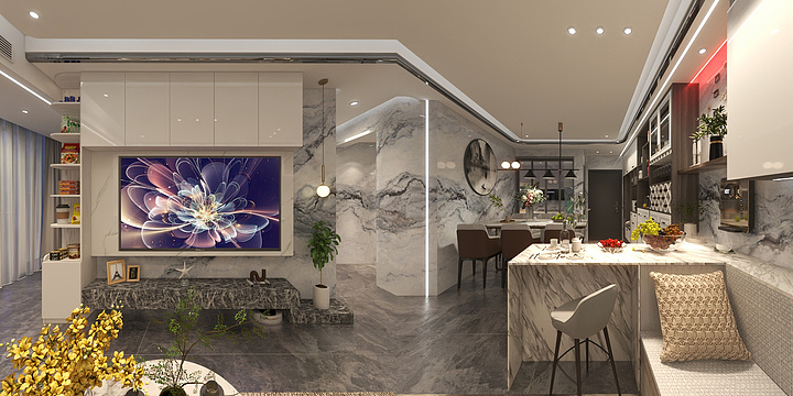 l理想设计l-中心城1期-3号房-装修设计方案