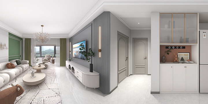 欧阳晨雪-范筑装饰-高科麓湾130-装修设计方案