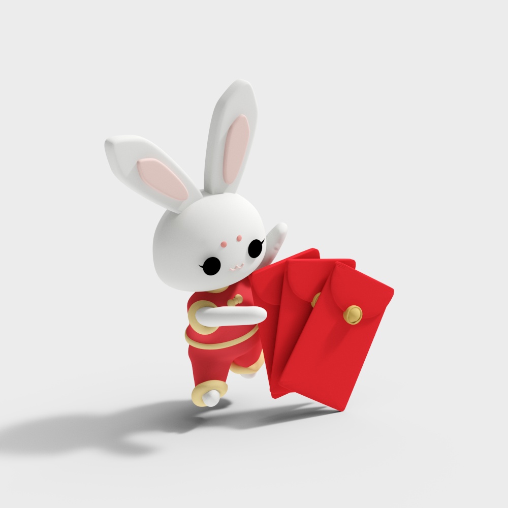 新年小兔子红包