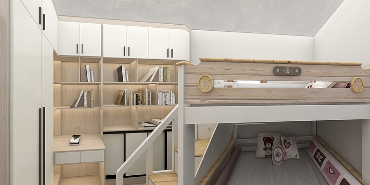 衣柜橱柜罗工-碧桂园莞佳云麓半山1-1503-装修设计方案