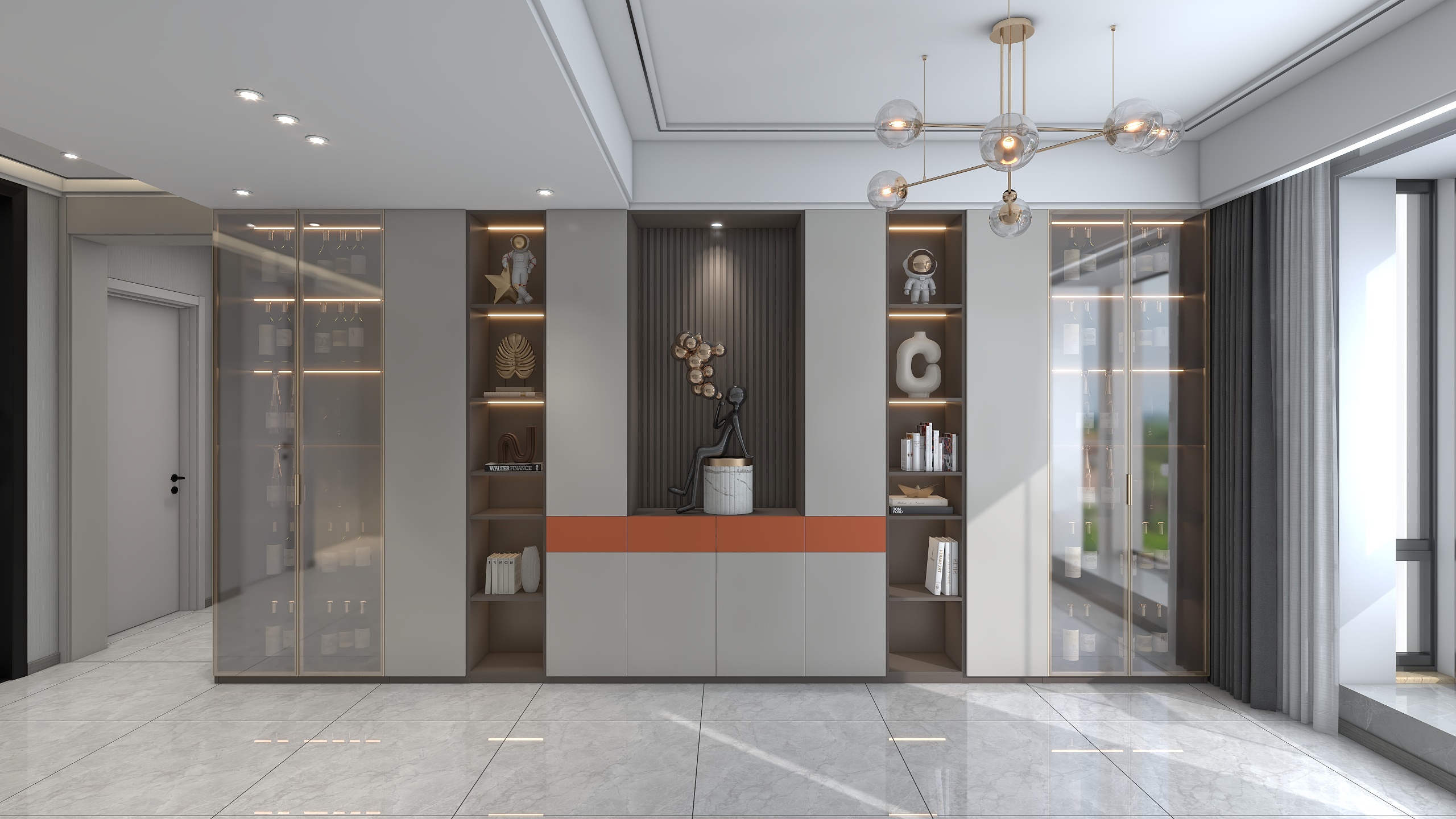 酒泉雅枫装饰设计总监一薛军-金塔户型现代轻奢-装修设计方案