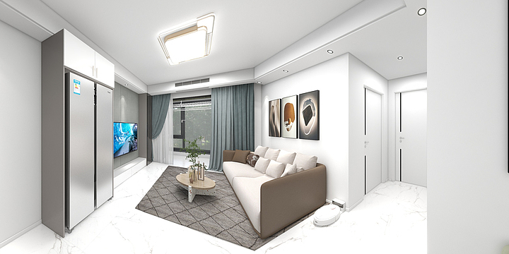 好仁装饰-梅亭家园75平方6栋甲204-装修设计方案