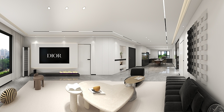 叁禾装饰空间设计-现代极简-装修设计方案