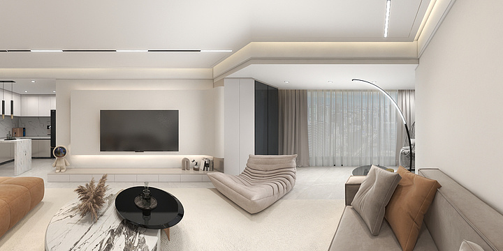 袁子恒-圣明国际三期张哥第二版-装修设计方案