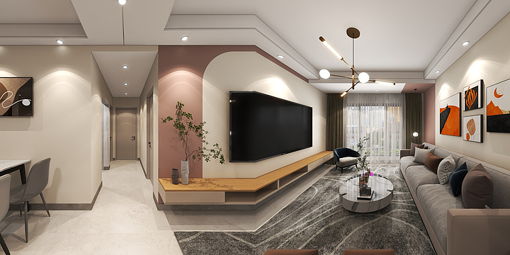 盒子空间设计工作室-金色城邦2期-装修设计方案