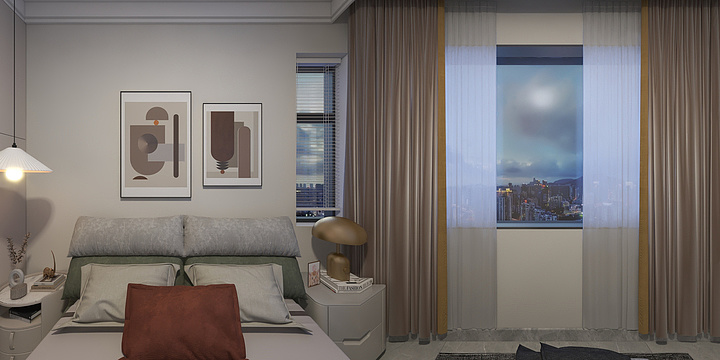 来一口糯米-叠翠园温桂英效果图-装修设计方案