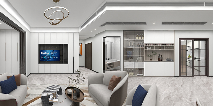 天行1990-佳乐蓝波湾27-1-1001酷家乐-装修设计方案