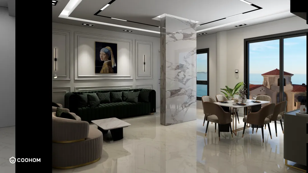 boohosain的装修设计方案:living room