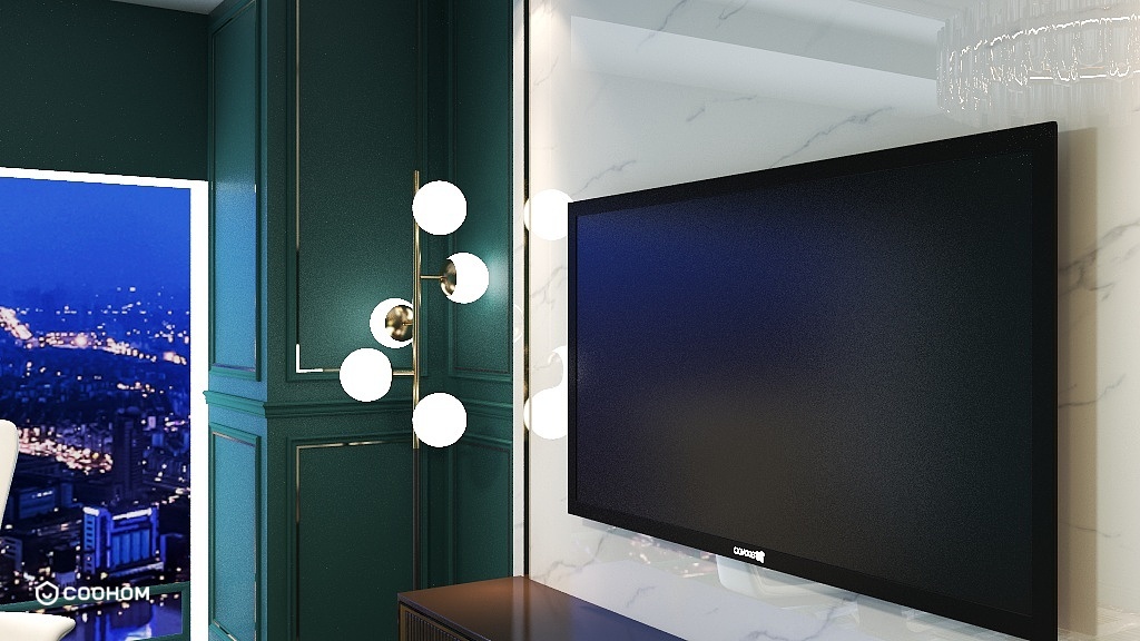 oanaf的装修设计方案:Turquoise Dream Livinr-Room GYO design 