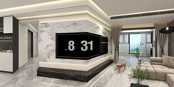 全案设计-JUN-领秀城10-1103杨总-装修设计方案