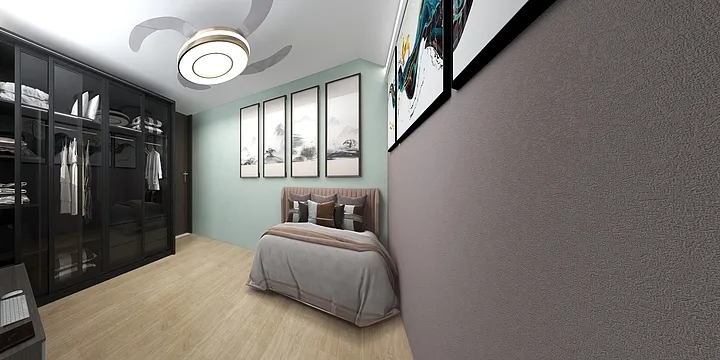 arceliushomedesign的装修设计方案:mini departamento con 2 dormitorio