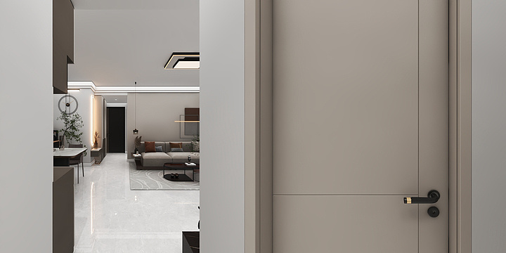 ZHI空间丁设计-荣馨园--现代简约-装修设计方案