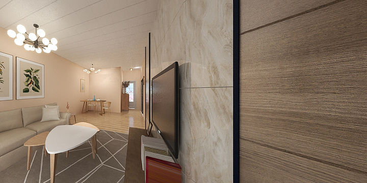 A徐洛阳-海德公园81㎡3室-装修设计方案