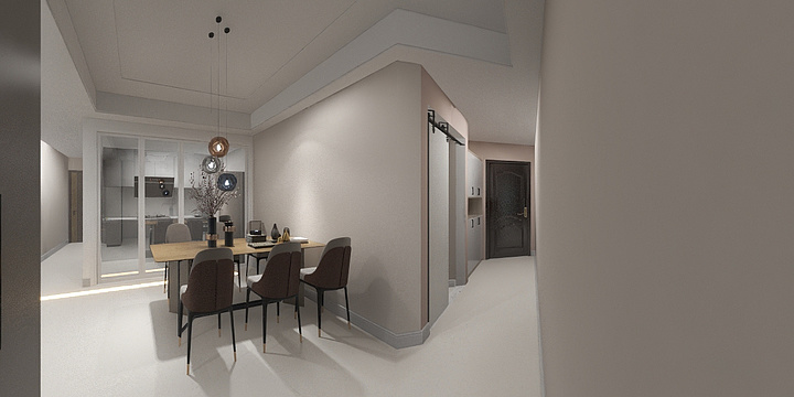 鑫豪设计工作室-万福名雅城-装修设计方案