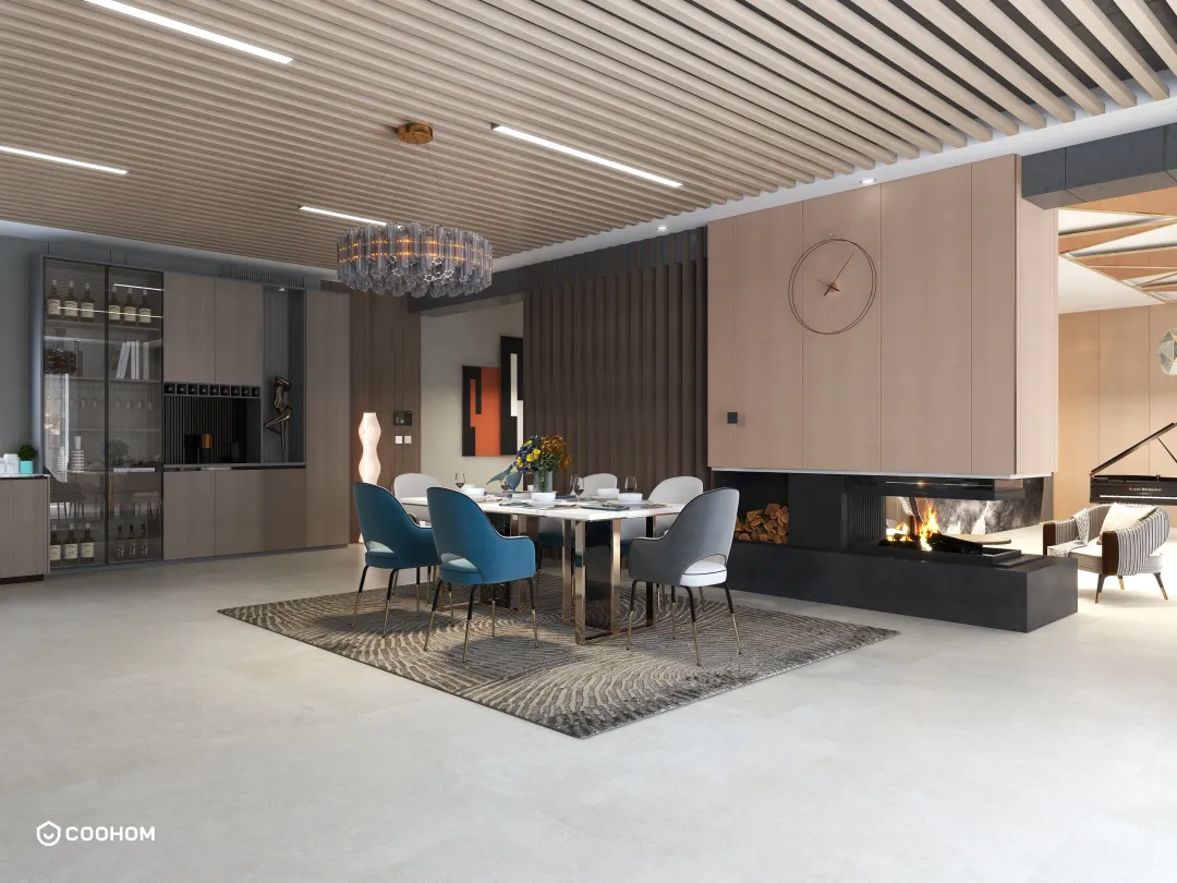 Yaqup Architecture的装修设计方案:Q Kıtchen & Living Room