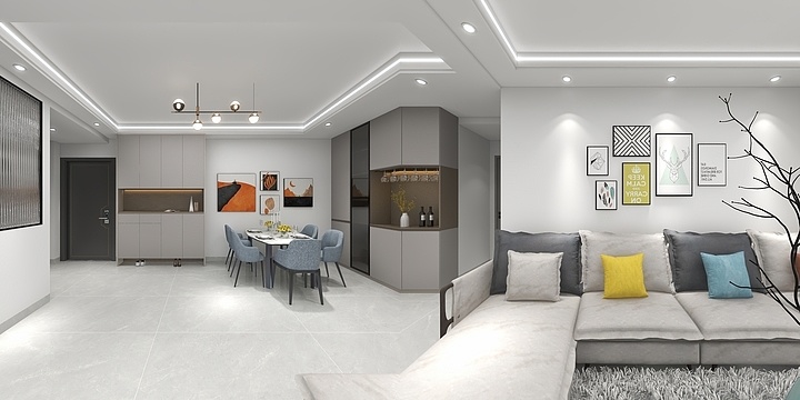 風格雲调-紫金新景4-3108-装修设计方案