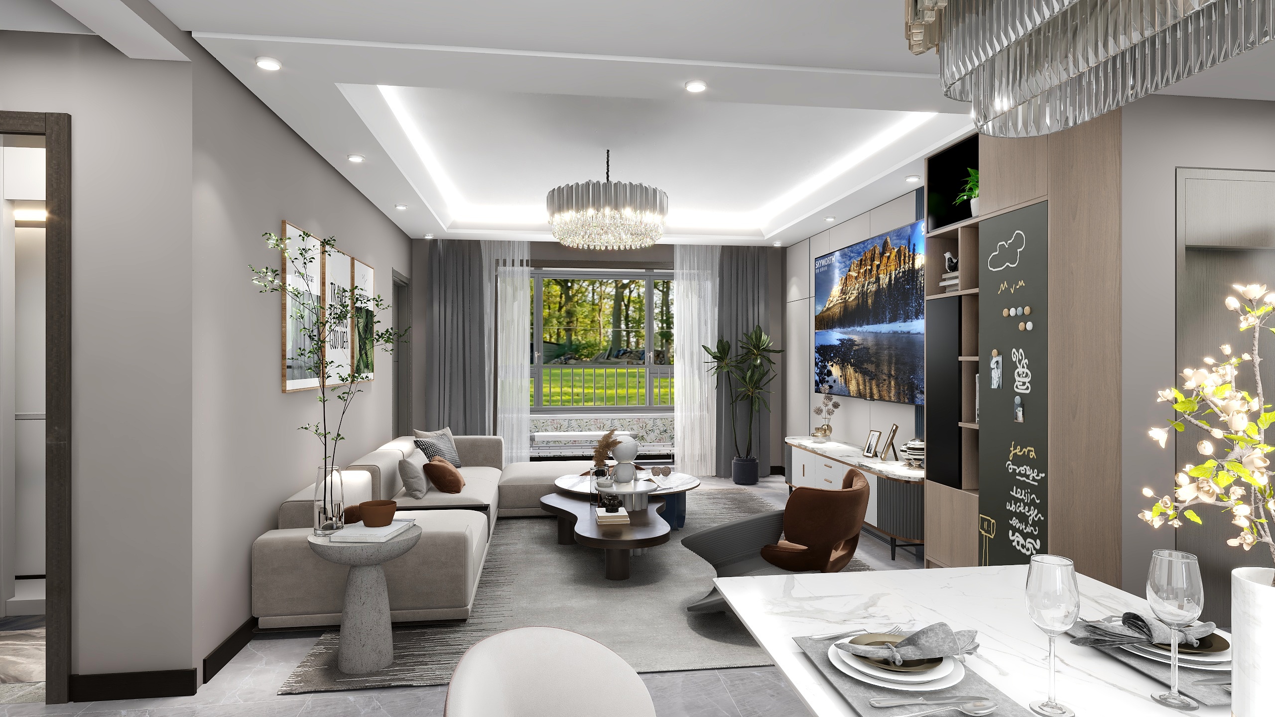 天津朗盛泰龙装饰-九里晴川 天阙苑-装修设计方案