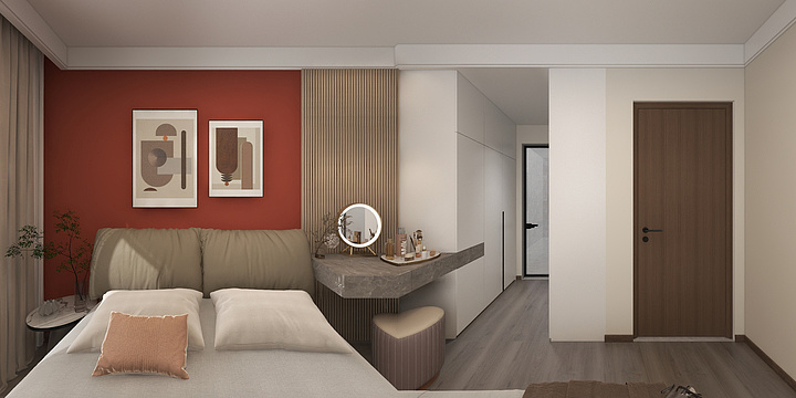 新乡贵朝整装设计-国悦城4号楼1004-装修设计方案