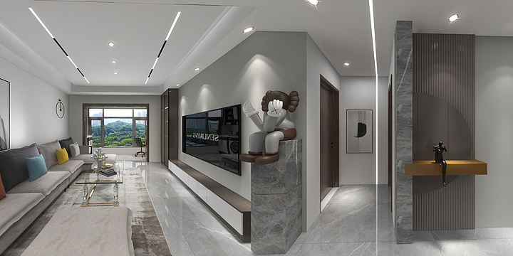 拓者空间设计工作室-上上洛6#西户-副本-装修设计方案