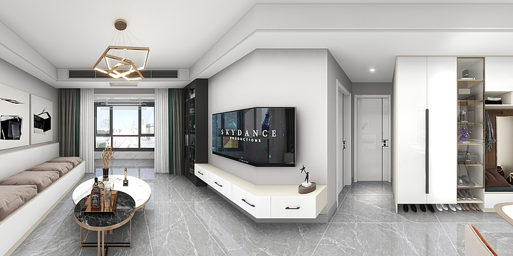 设计师X徐-尚海湾B区48#501室简约风格-装修设计方案