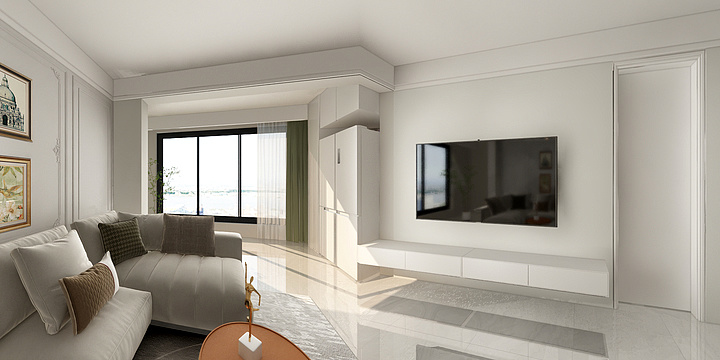 凤凰梁-十里晴川89平曲先生-KJL.dwg-6-副本-装修设计方案