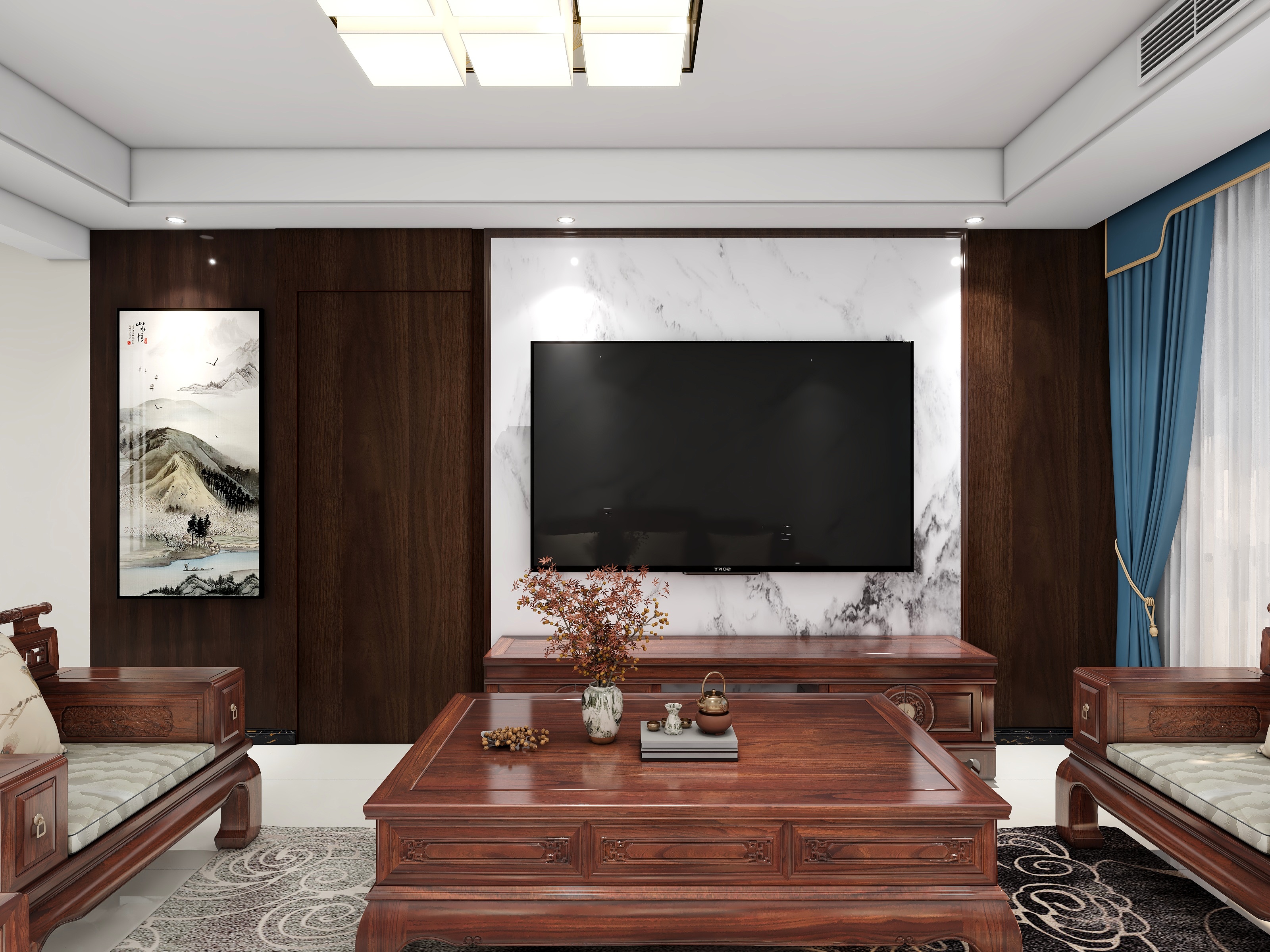 152****0901MWuk-121㎡3室-装修设计方案