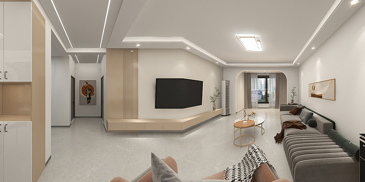 梵繁设计-翡翠澜庭135平方-装修设计方案