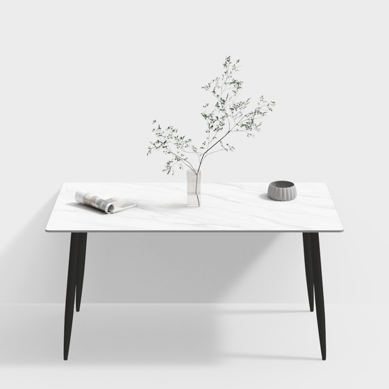 Youjia Miao with Italian minimalist dining table 185891930