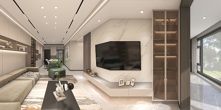 VR设计全景图-低调奢华-装修设计方案