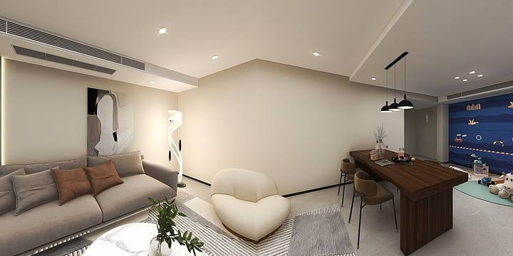 全景效果图..-邓先生下叠-装修设计方案