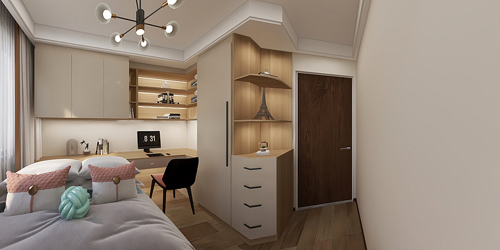 Chocolote-喜阅家居｜榻榻米房-装修设计方案