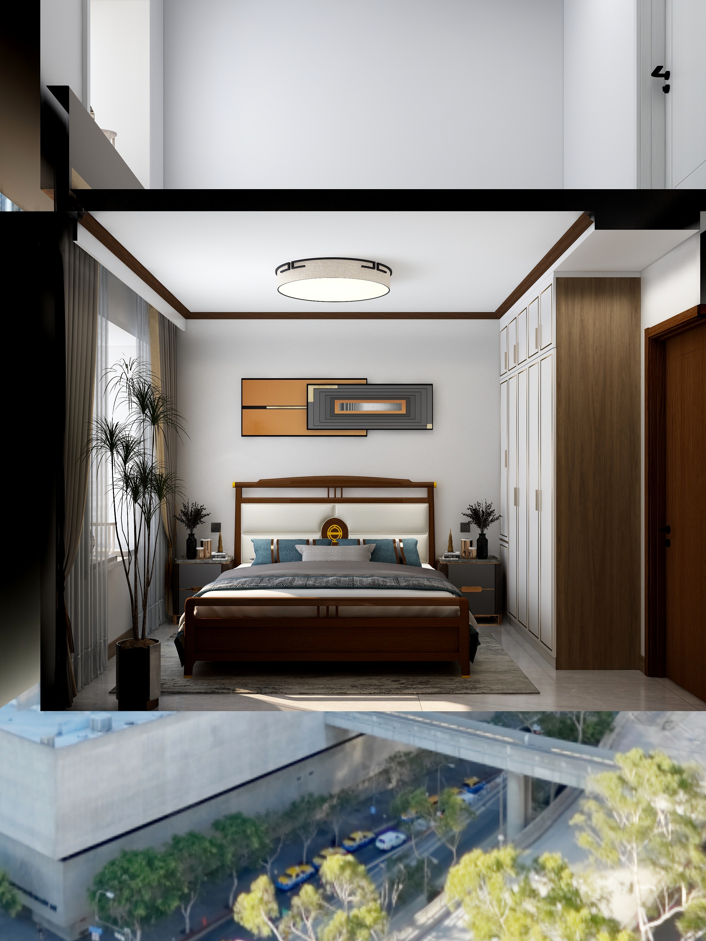 小橘子吖-铂悦兴隆府140新中式 -装修设计方案