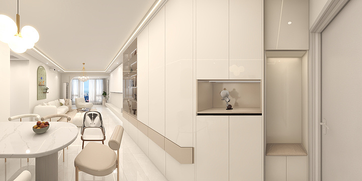 肆月空间设计-华府熙城2-705-装修设计方案