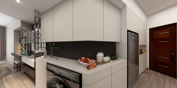 印象空间18093492724-惠风公寓30m²1室-装修设计方案