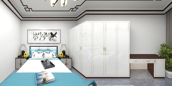 能强陶瓷123456-车上新中式-装修设计方案