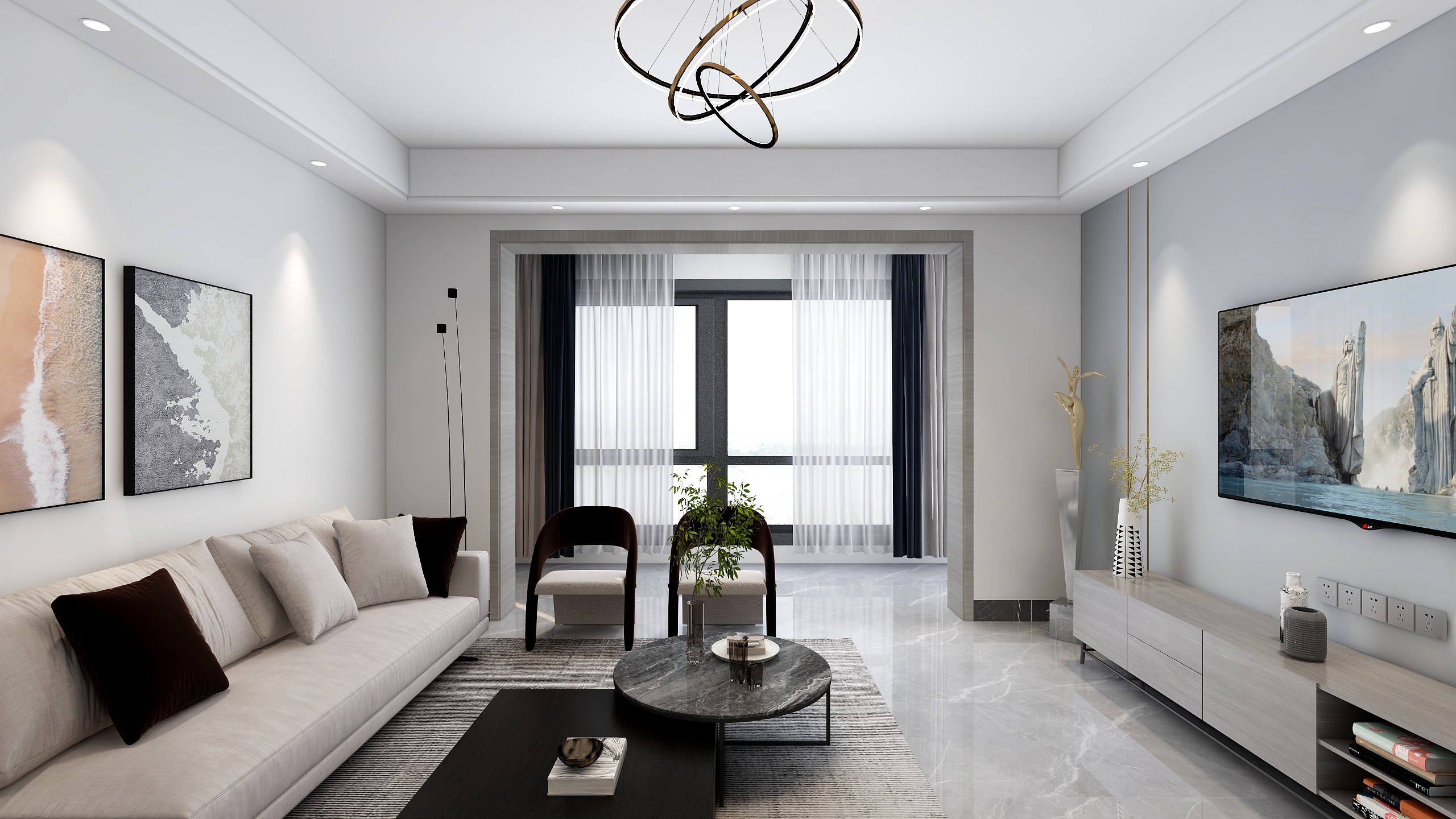 DL55rPCH-鸿瑞家园173㎡4室-装修设计方案