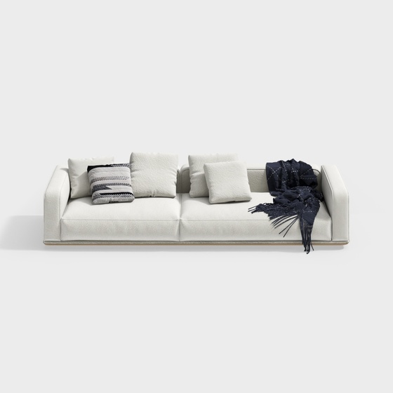 Youjia Miao with Italian minimalist minotti horizon multi-person sofa 186460652