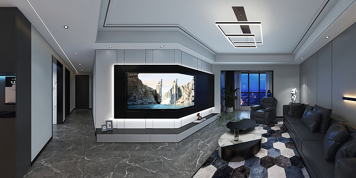 凯锋设计-秦都花苑-白公馆改0221完成-装修设计方案