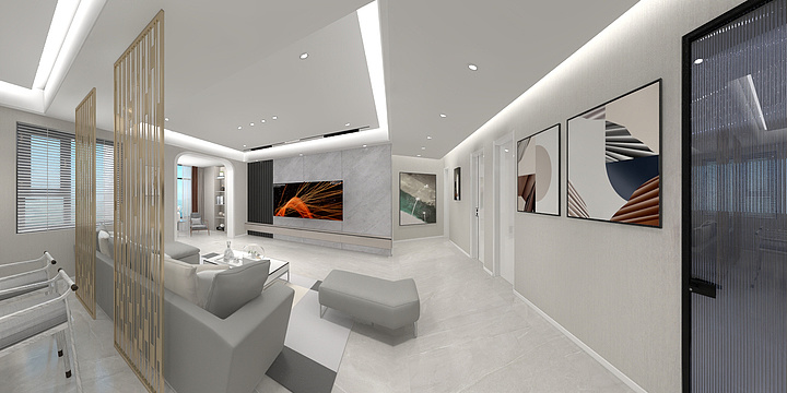 信仰ZCEA-4室2厅1厨2卫-装修设计方案