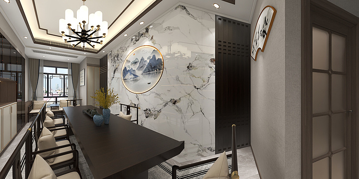 天熠装饰设计-长江广场-装修设计方案