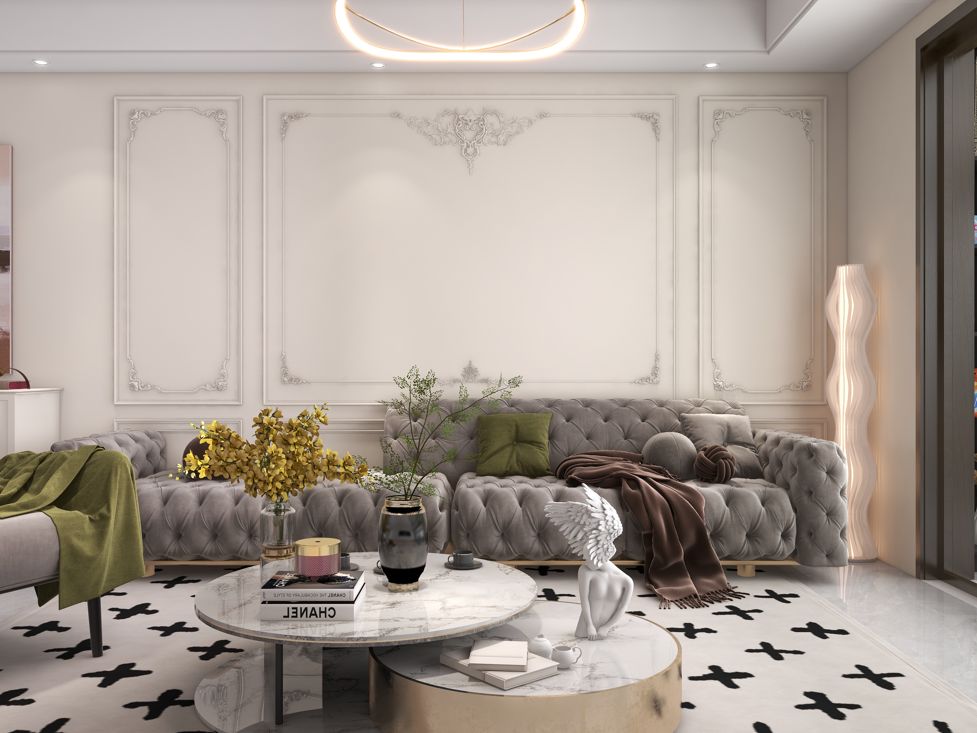 阿涛室内设计-114㎡1室装修效果图