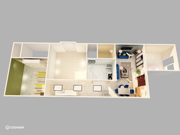 Anurav🫰🏻的装修设计方案Simple Apartment 