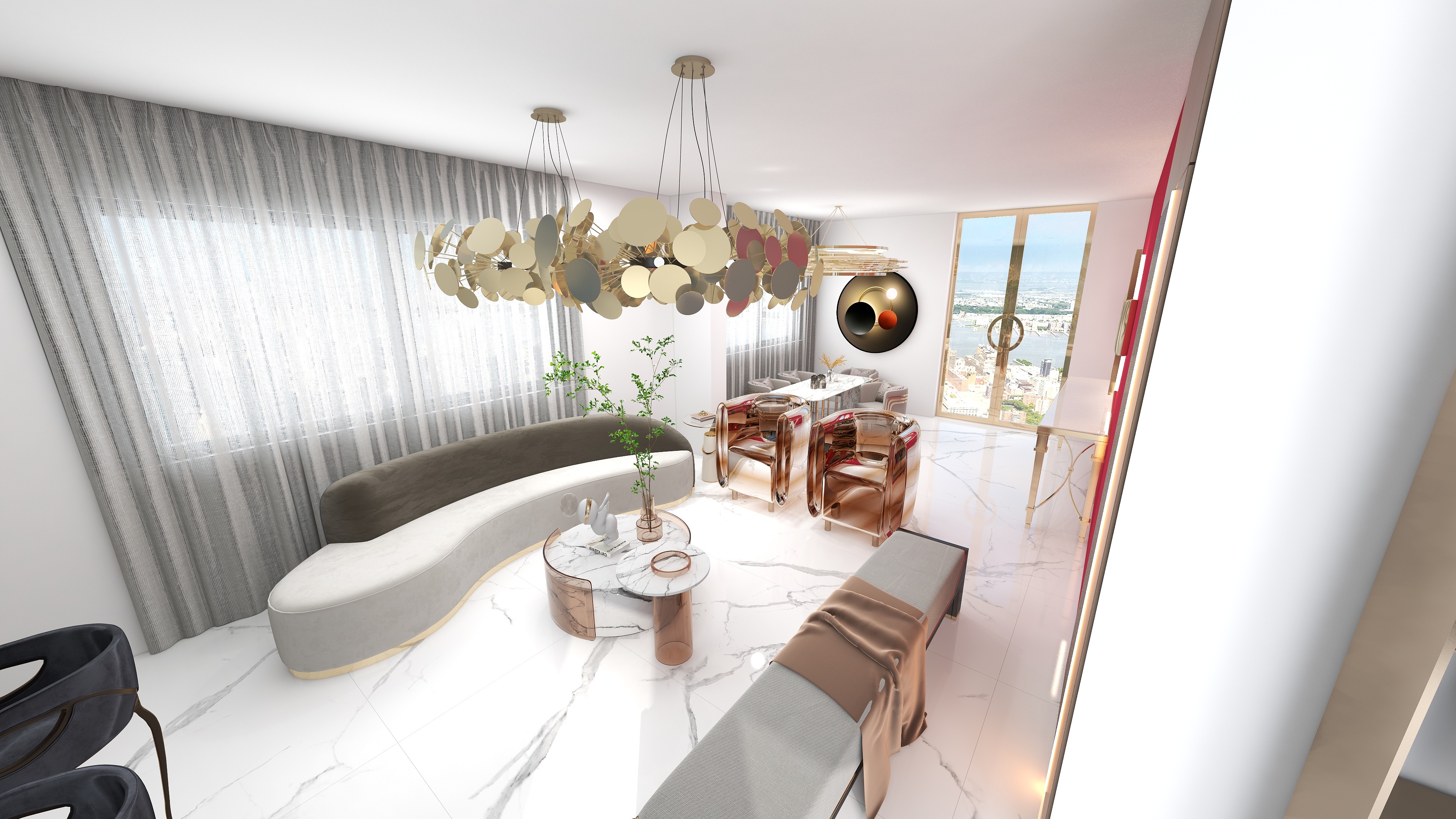 JUAN GIRALDO 🇨🇴 的装修设计方案:Luxury City house 